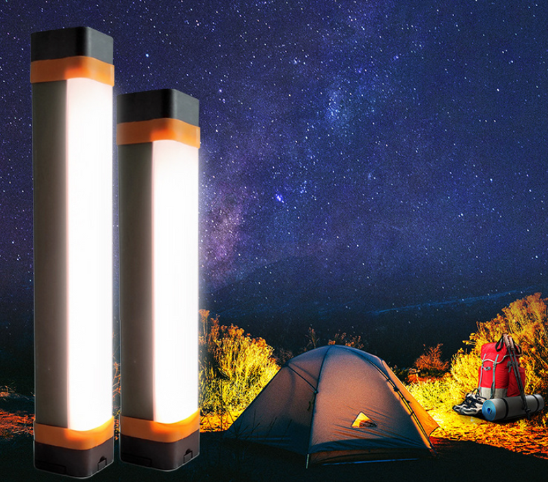 Iluminação de barraca lâmpada recarregável ao ar livre repelente de mosquitos. sucção magnética à prova d'água