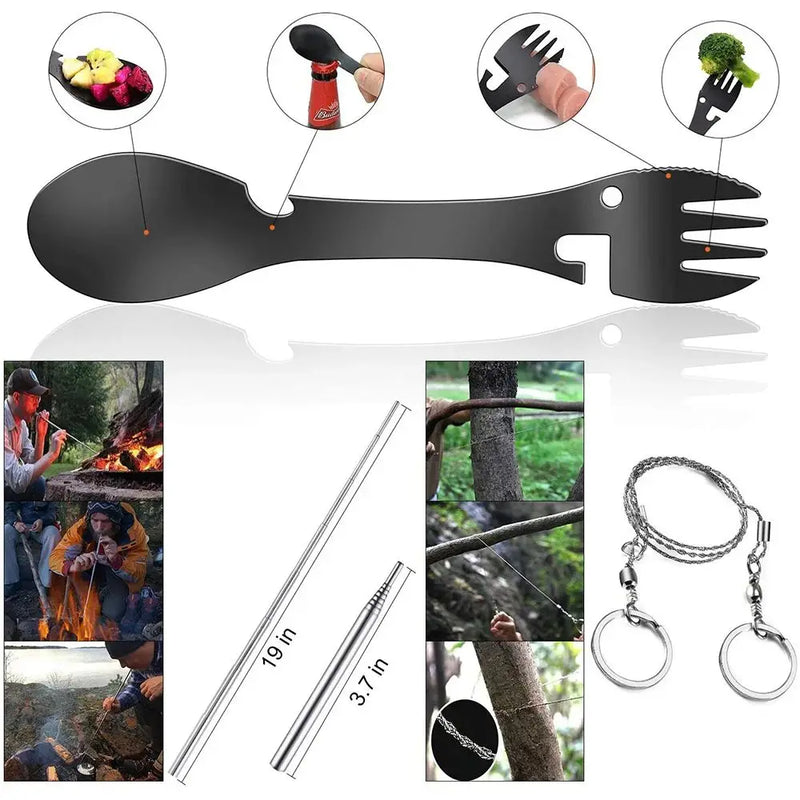Kit Profissional de Sobrevivência de Emergência – o aliado essencial para exploradores, aventureiros e amantes da natureza!
